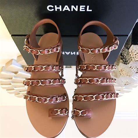 chanel sandali bianchi|Chanel sandals official site.